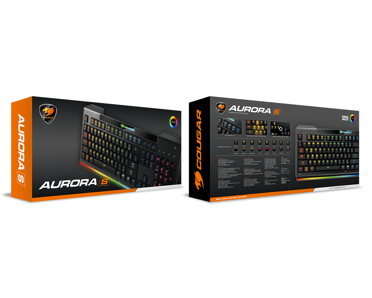 COUGAR AURORA S - Membrane Gaming Keyboard COUGAR AURORA S - Membrane Gaming Keyboard